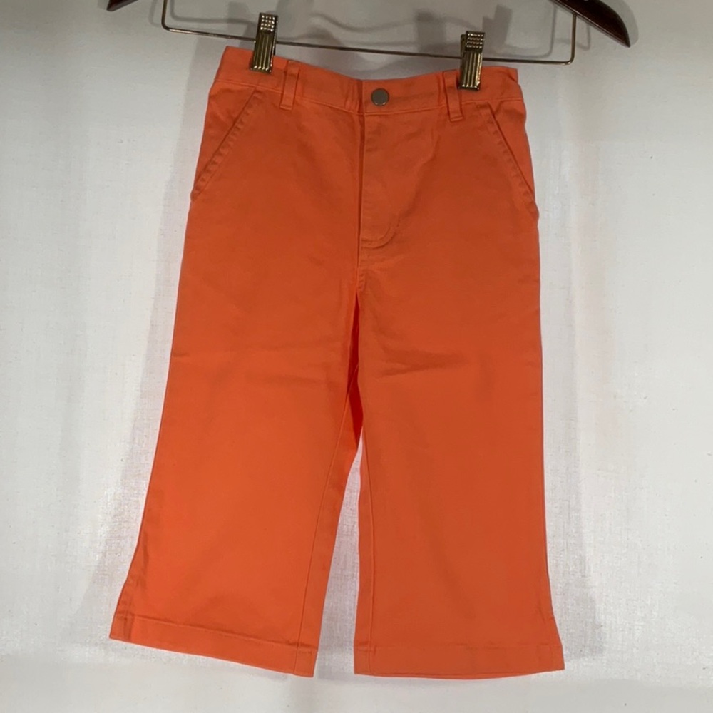 Girls Orange Pants-Size 5